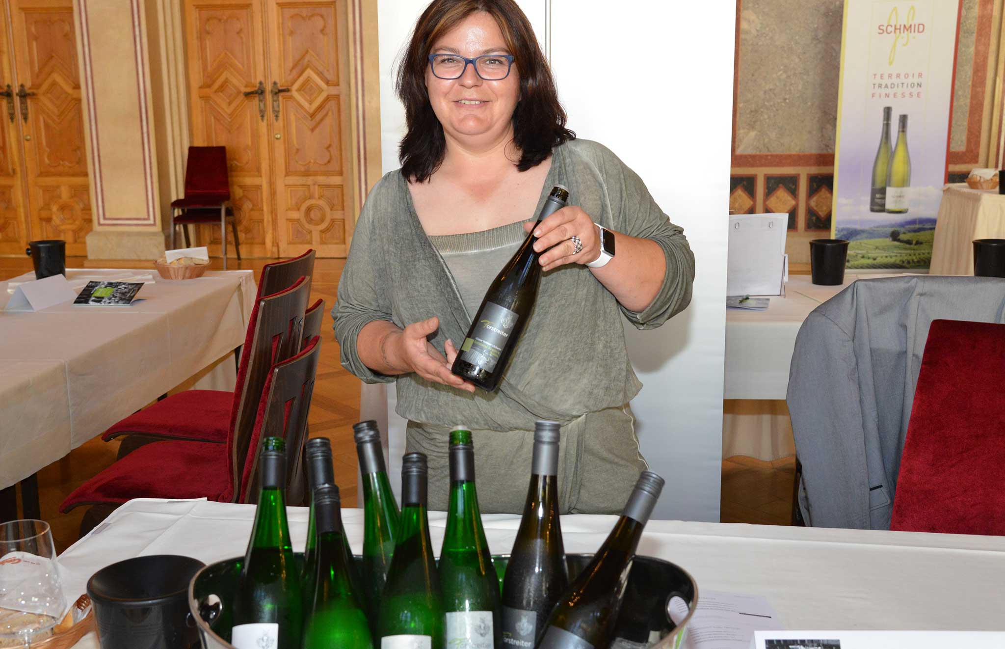 Isabella Forstreiter auf den Grüner Veltliner Gala (c) Falstaff Zsifkovits-